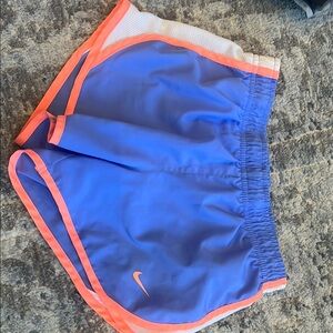 Nike Blue and Pink Athletic Shorts